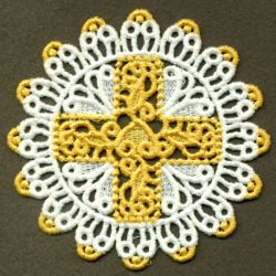 FSL Filigree Cross Doily 03 machine embroidery designs