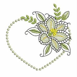Heirloom Lily 02 machine embroidery designs