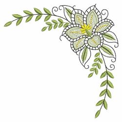 Heirloom Lily 03 machine embroidery designs