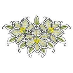 Heirloom Lily 05 machine embroidery designs