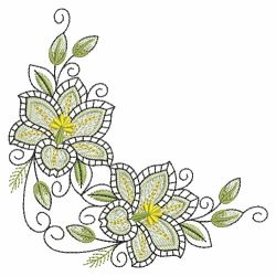 Heirloom Lily 08 machine embroidery designs