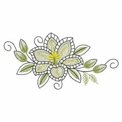 Heirloom Lily 09 machine embroidery designs