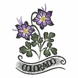 State Flowers 1 06 machine embroidery designs