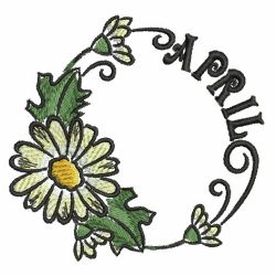 Flower Of The Month 2 04 machine embroidery designs