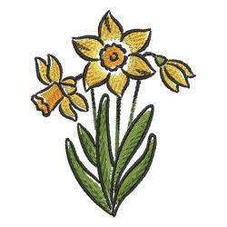 Flower Of The Month 5 03 machine embroidery designs