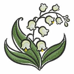 Flower Of The Month 5 05 machine embroidery designs