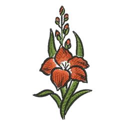 Flower Of The Month 5 08 machine embroidery designs