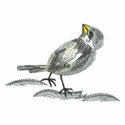 Brush Painting Sparrows machine embroidery designs