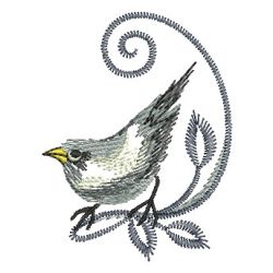 Brush Painting Sparrows 02 machine embroidery designs