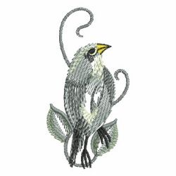 Brush Painting Sparrows 04 machine embroidery designs