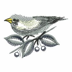 Brush Painting Sparrows 08 machine embroidery designs
