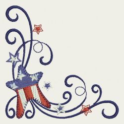 America Corners and Borders 02(Lg) machine embroidery designs