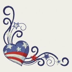 America Corners and Borders 03(Md) machine embroidery designs