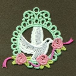 FSL Doves and Roses 03 machine embroidery designs