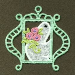 FSL Doves and Roses 06 machine embroidery designs