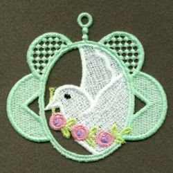 FSL Doves and Roses 08 machine embroidery designs