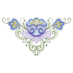 Coil Flowers 03(Sm) machine embroidery designs