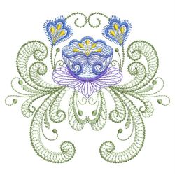 Coil Flowers 04(Lg) machine embroidery designs