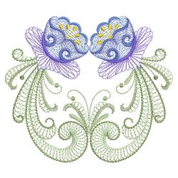 Coil Flowers 05(Sm) machine embroidery designs