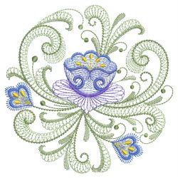 Coil Flowers 06(Md) machine embroidery designs