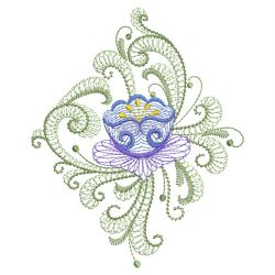 Coil Flowers 07(Lg) machine embroidery designs
