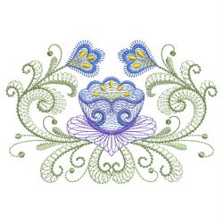 Coil Flowers 08(Lg) machine embroidery designs