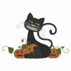 Halloween Black Cats 04 machine embroidery designs