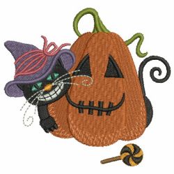 Halloween Black Cats 09 machine embroidery designs