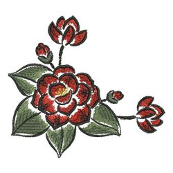 State Flower Corners 1 01 machine embroidery designs