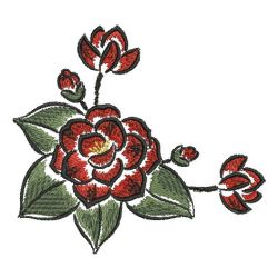 State Flower Corners 1 machine embroidery designs