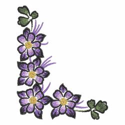 State Flower Corners 1 06 machine embroidery designs