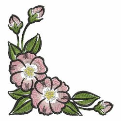 State Flower Corners 2 03 machine embroidery designs