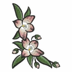 State Flower Corners 3 machine embroidery designs
