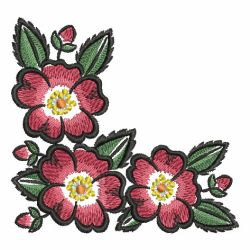 State Flower Corners 4 02 machine embroidery designs
