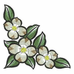 State Flower Corners 5 05 machine embroidery designs