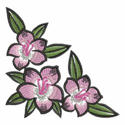 State Flower Corners 5 06 machine embroidery designs
