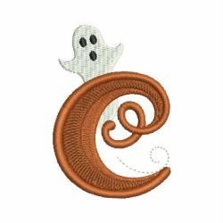 Cute Halloween  Alphabet 03 machine embroidery designs