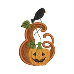 Cute Halloween  Alphabet 05 machine embroidery designs