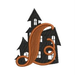 Cute Halloween  Alphabet 12 machine embroidery designs