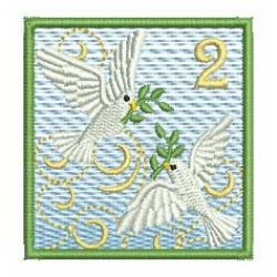 12 Days of Christmas 4 02 machine embroidery designs