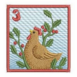 12 Days of Christmas 4 03 machine embroidery designs