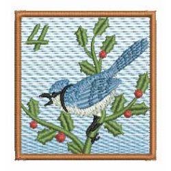 12 Days of Christmas 4 04 machine embroidery designs