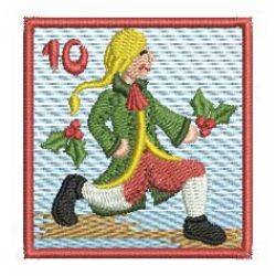 12 Days of Christmas 4 10 machine embroidery designs
