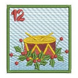 12 Days of Christmas 4 12 machine embroidery designs