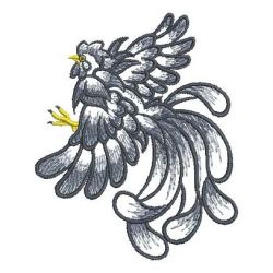 Ink Roosters 10(Sm) machine embroidery designs