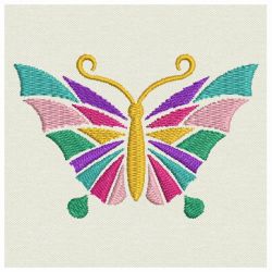 Colorful Butterfly 02 machine embroidery designs