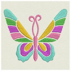 Colorful Butterfly 04 machine embroidery designs