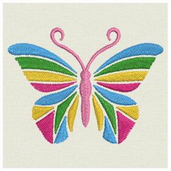 Colorful Butterfly 05 machine embroidery designs