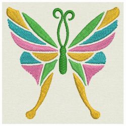 Colorful Butterfly 10 machine embroidery designs