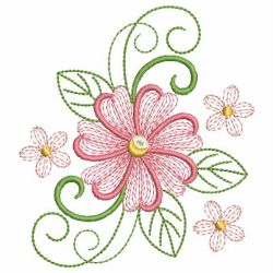 Swirly Flowers 04(Lg) machine embroidery designs